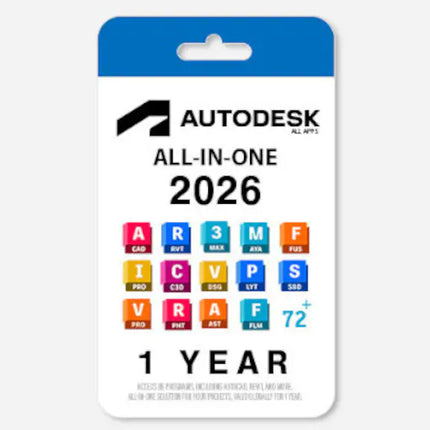 Autodesk Apps Collection 2026 (PC, Mac) (1 User, 1 Year) - Autodesk Key - GLOBAL