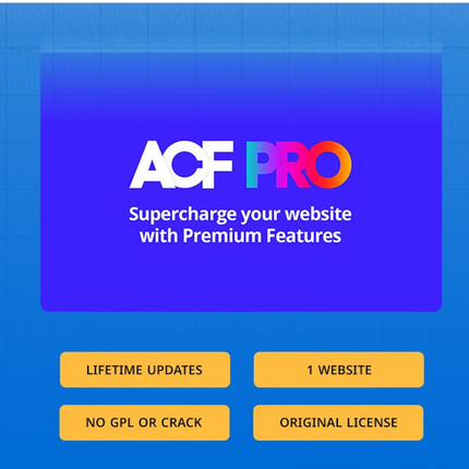 ACF Pro Lifetime License Activation