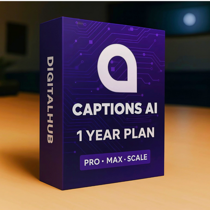 Caption AI Pro and Max Plans – 1 Year
