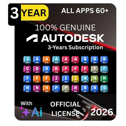 AA15 - Autodesk 2025 All Apps 3 Year Subscription