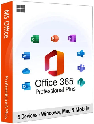 MS Office 365 Professional Plus Lifetime – 5 Devices - Lifetime Access
